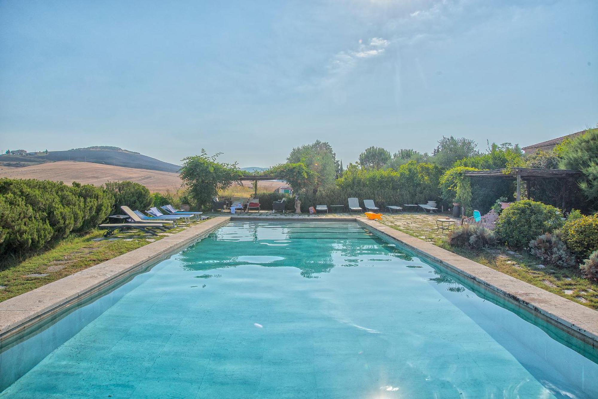 Agriturismo Le Sorbelle D'Orcia Con Piscina Pienza Exteriér fotografie
