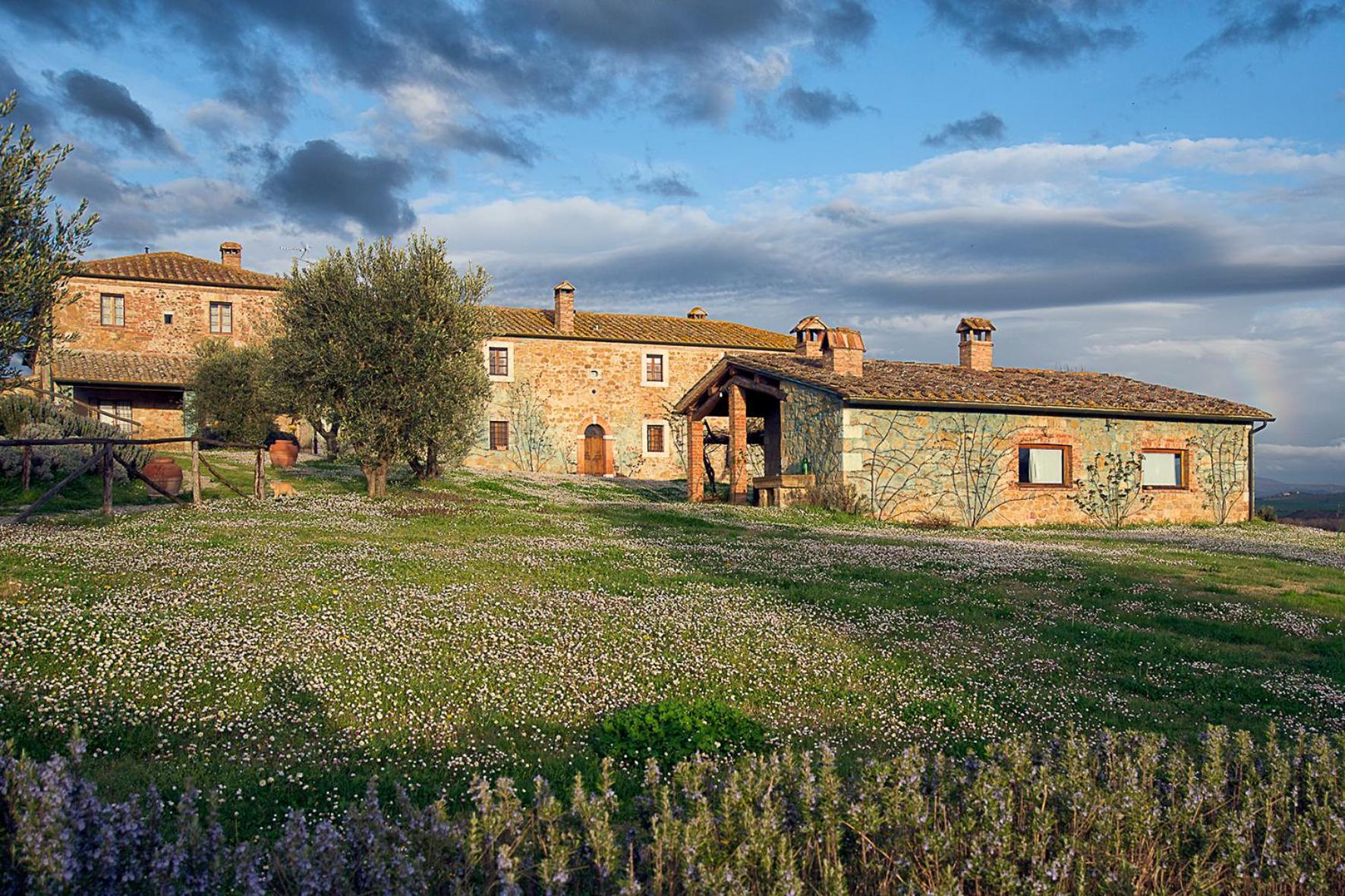 Agriturismo Le Sorbelle D'Orcia Con Piscina Pienza Exteriér fotografie
