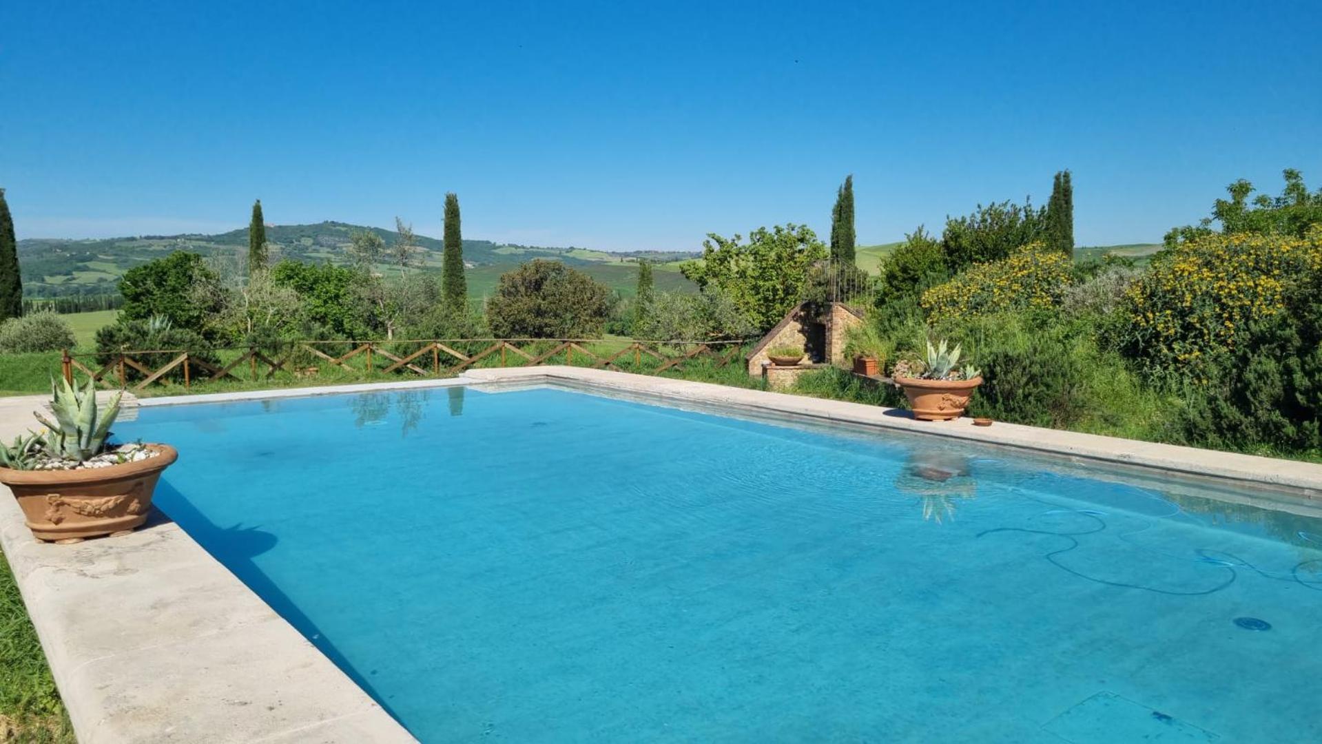 Agriturismo Le Sorbelle D'Orcia Con Piscina Pienza Exteriér fotografie