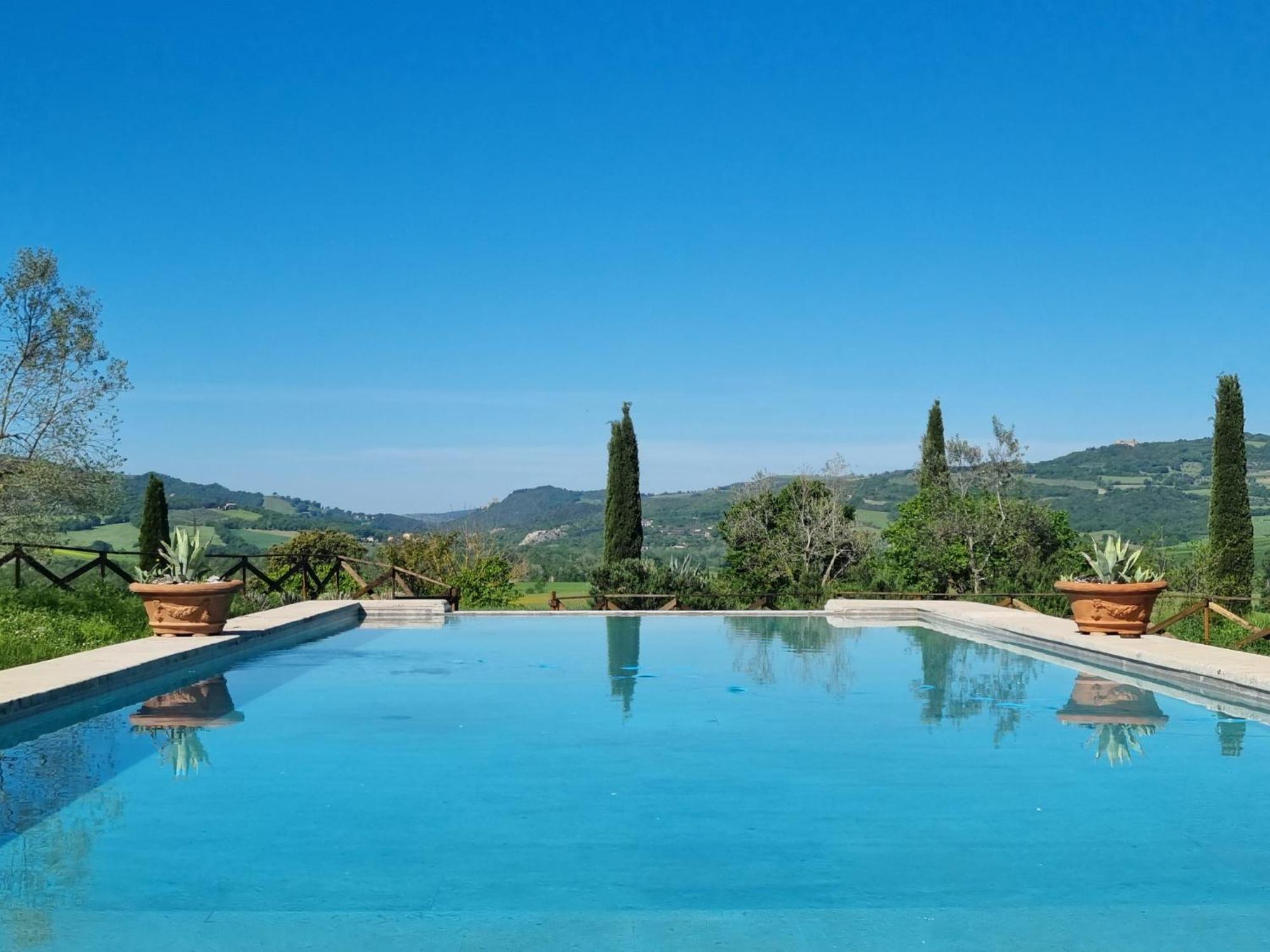 Agriturismo Le Sorbelle D'Orcia Con Piscina Pienza Exteriér fotografie