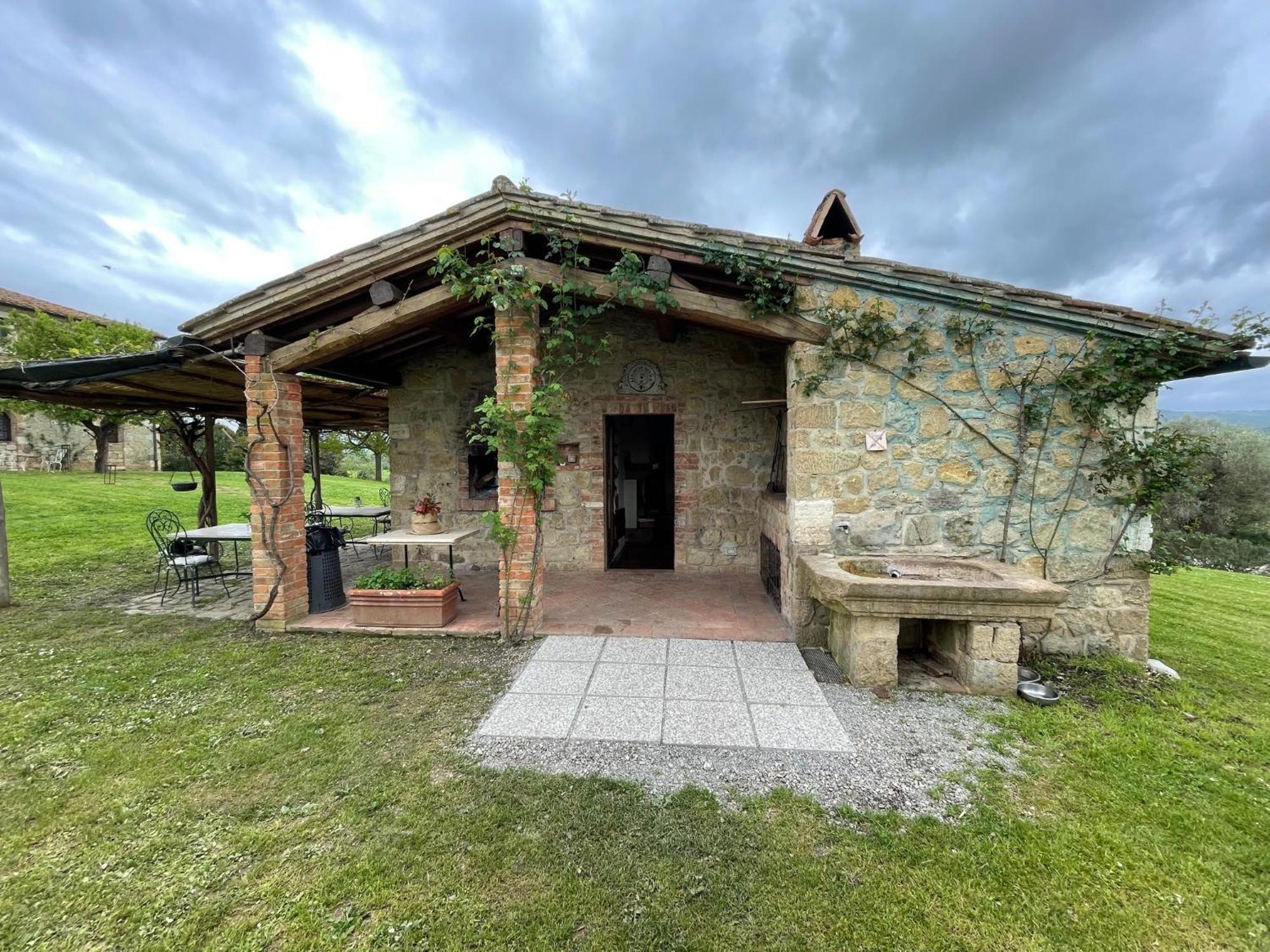 Agriturismo Le Sorbelle D'Orcia Con Piscina Pienza Exteriér fotografie